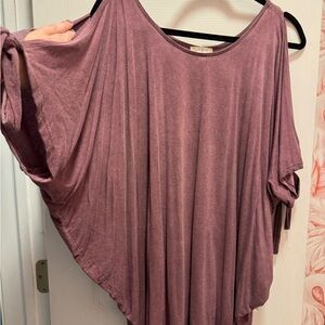Flowy Mauve Tunic Top